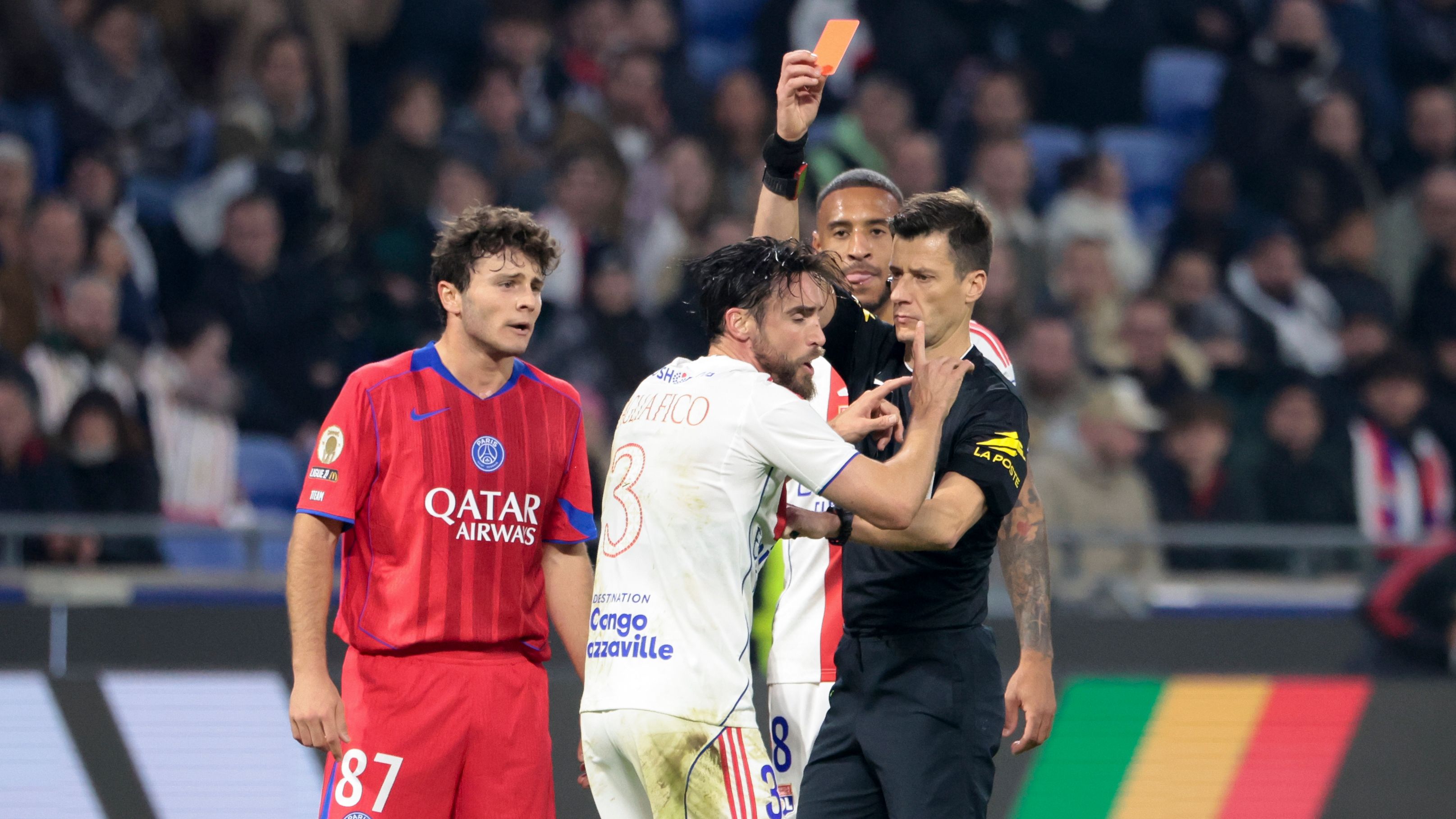 Ligue 1 Disruptions: Lyon Suspended Amid PSG Protests as League Chief Supports Referee’s Controversial Calls