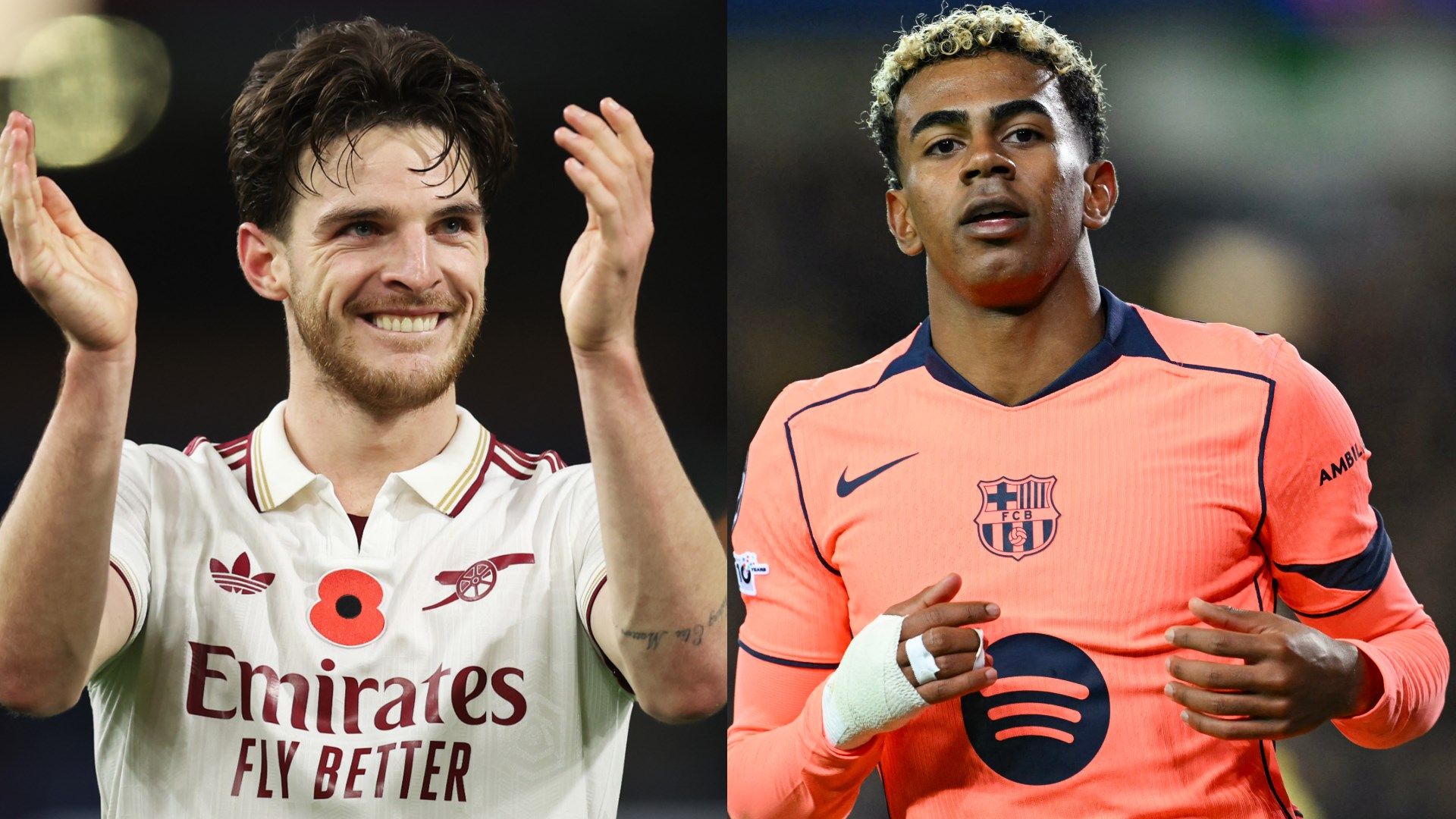 Lamine Yamal of Barcelona and Declan Rice of Arsenal Lead the Nominees for the 2025 Puskas Award