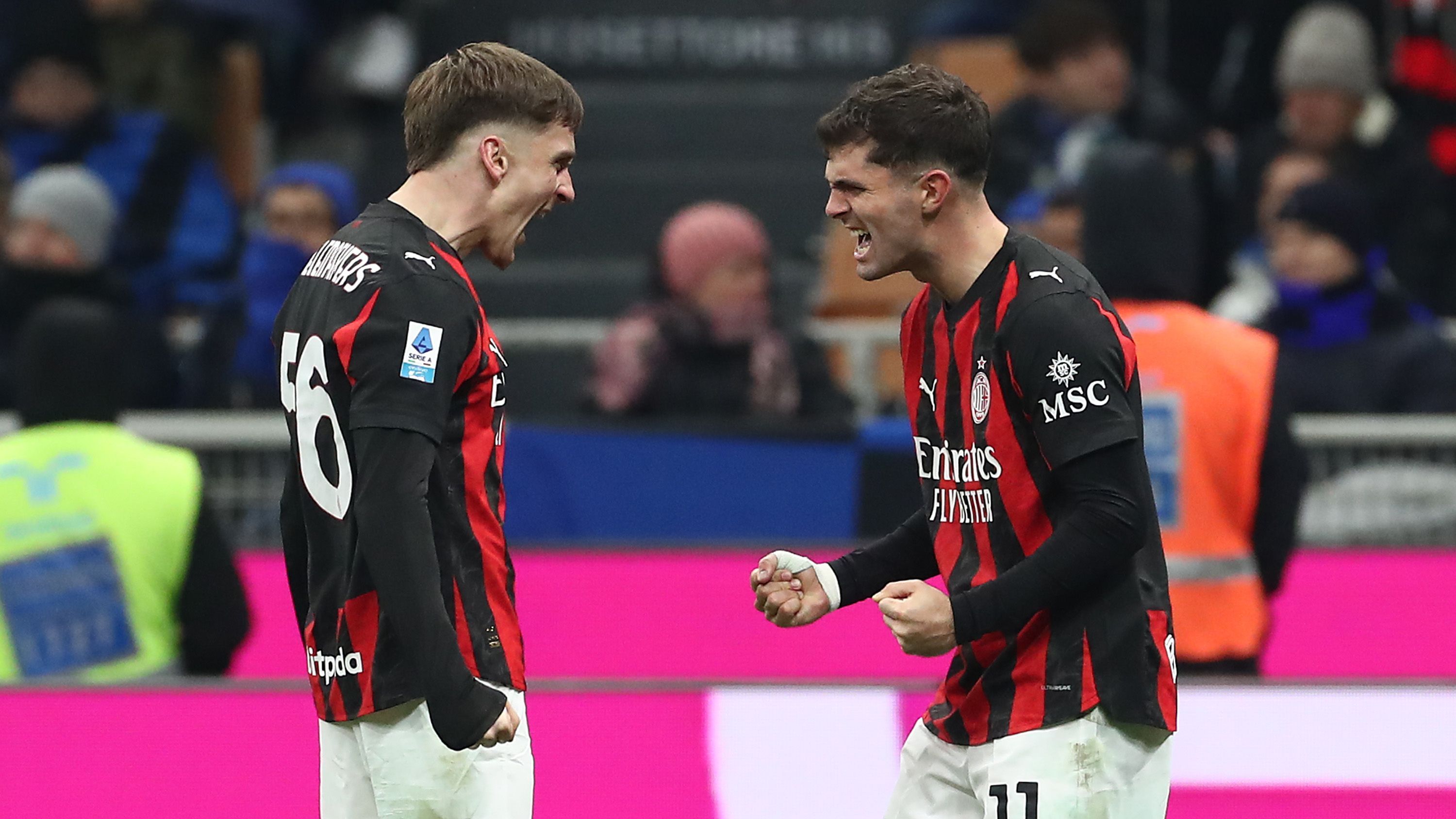 Christian Pulisic Capitalizes on Goalkeeper Error to Secure AC Milan’s Derby Victory Over Inter