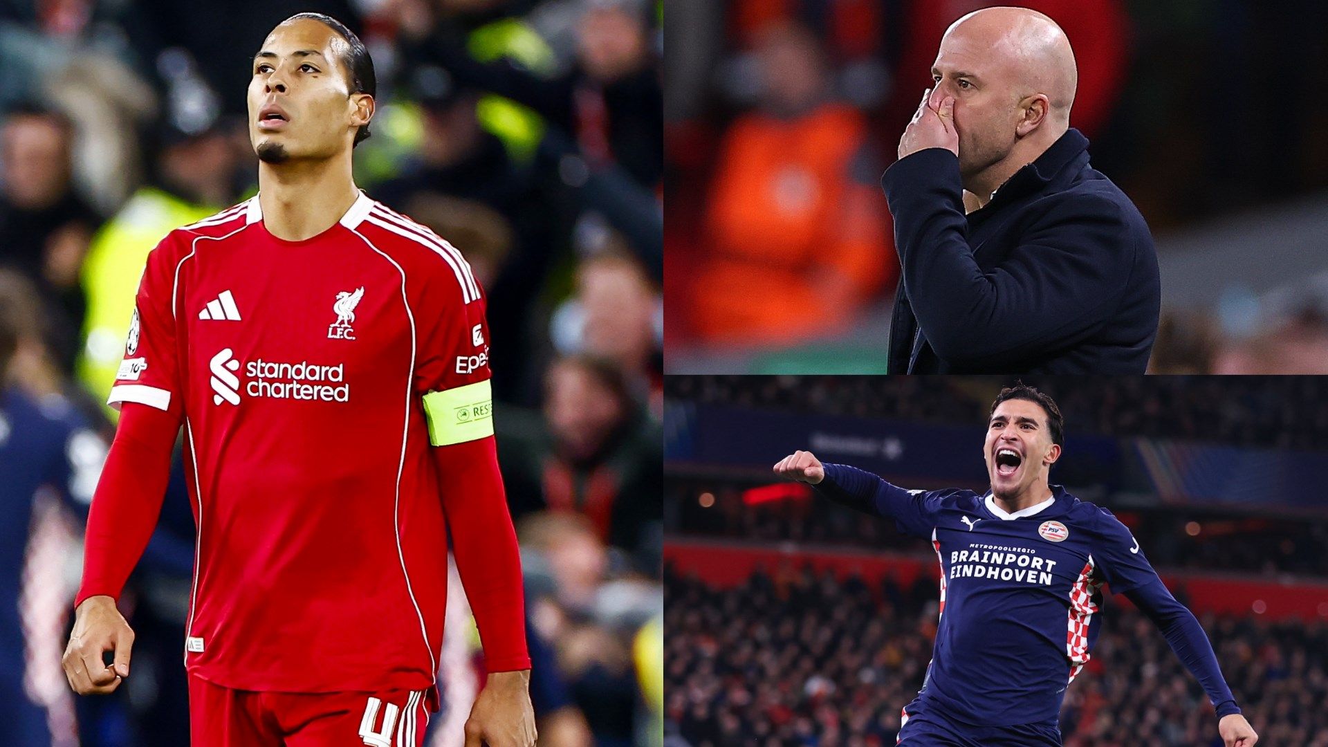 Liverpool Player Ratings vs PSV: Virgil van Dijk’s Poor Performance Contributes to Reds’ Champions League Defeat