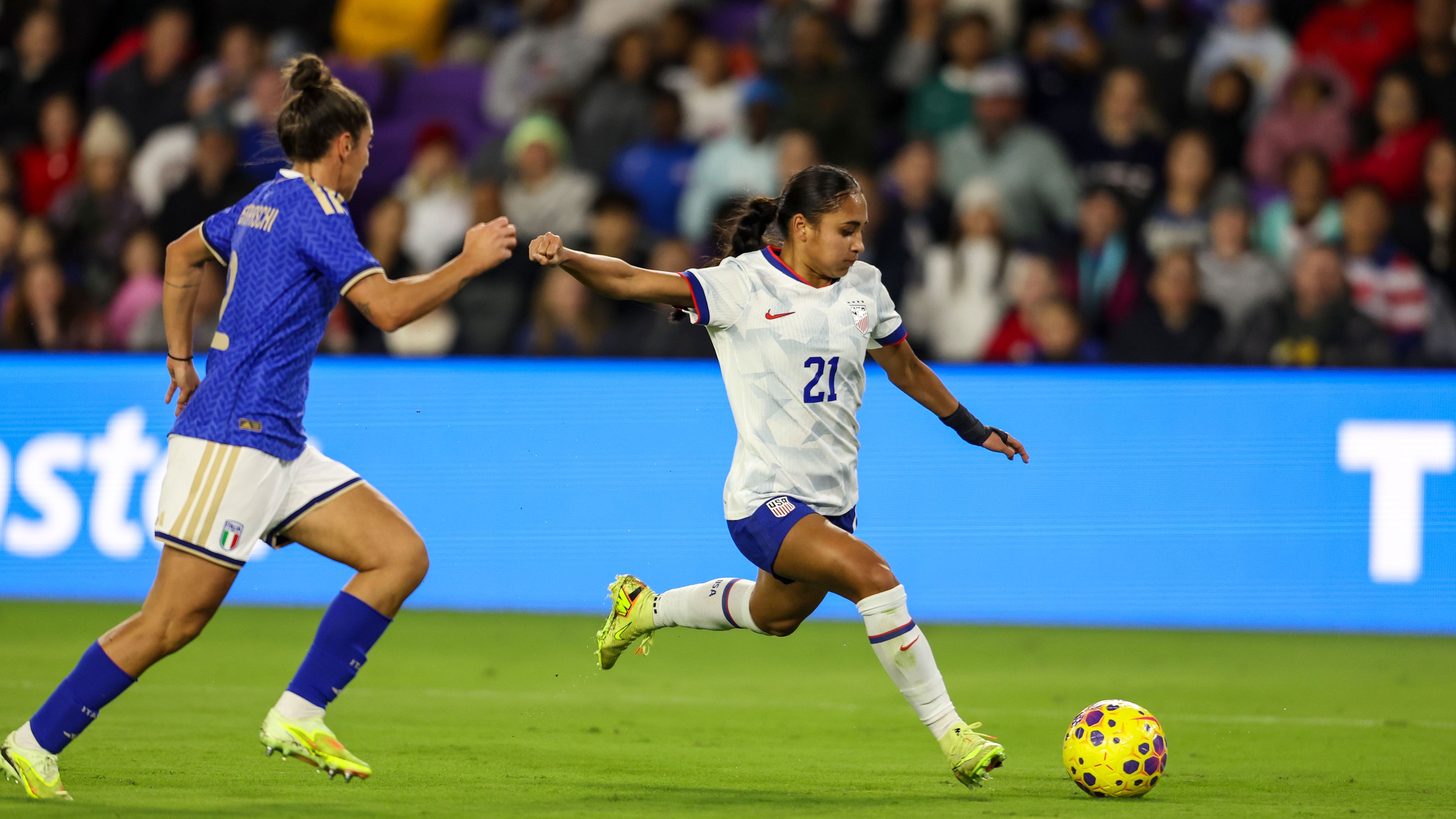 USWNT ratings vs Italy: Cat Macario leads the way with a brace as Olivia Moultrie’s rise continues with another standout showing